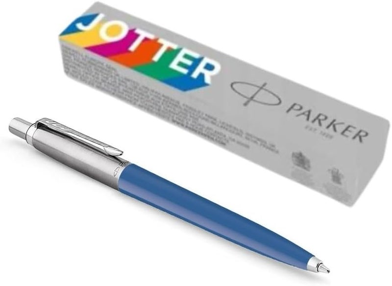 باركر Parker Jotter Originals Ballpoint Pen - Blue Denim Body with Blue Ink, Gift Boxed - Image 1